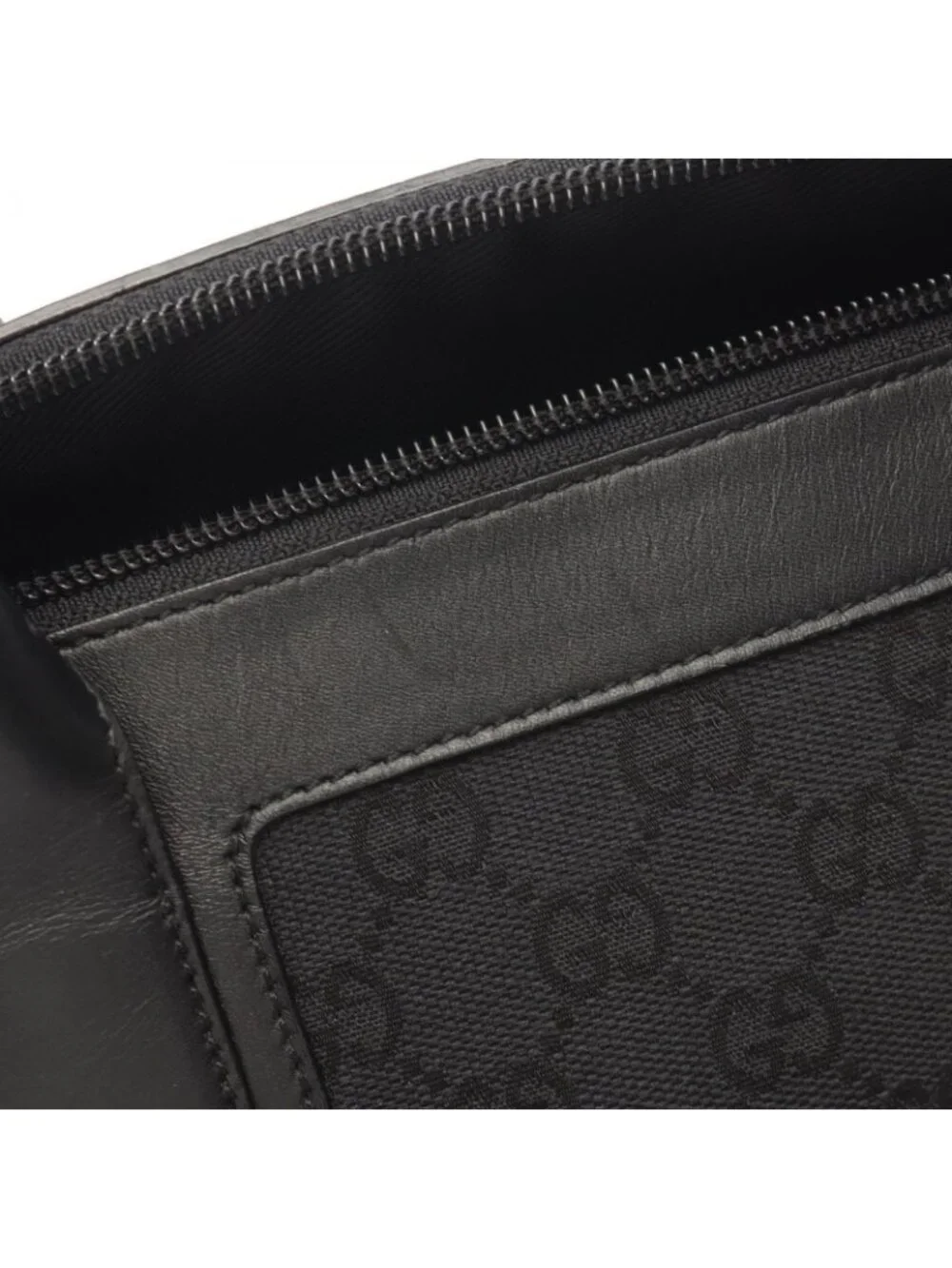 Gucci Handbag GG Canvas 000 Black Tote Bag